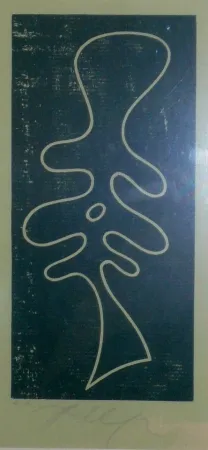 Grabado En Madera Arp - Torse feuille