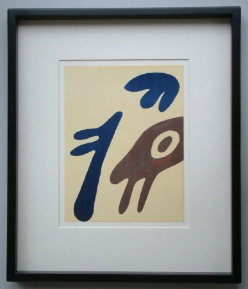 Litografía Arp - Trois éléments