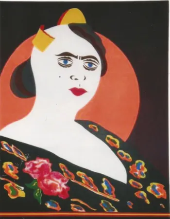 Litografía Arroyo - La moglie del Minatore p. Martinez, Constantina