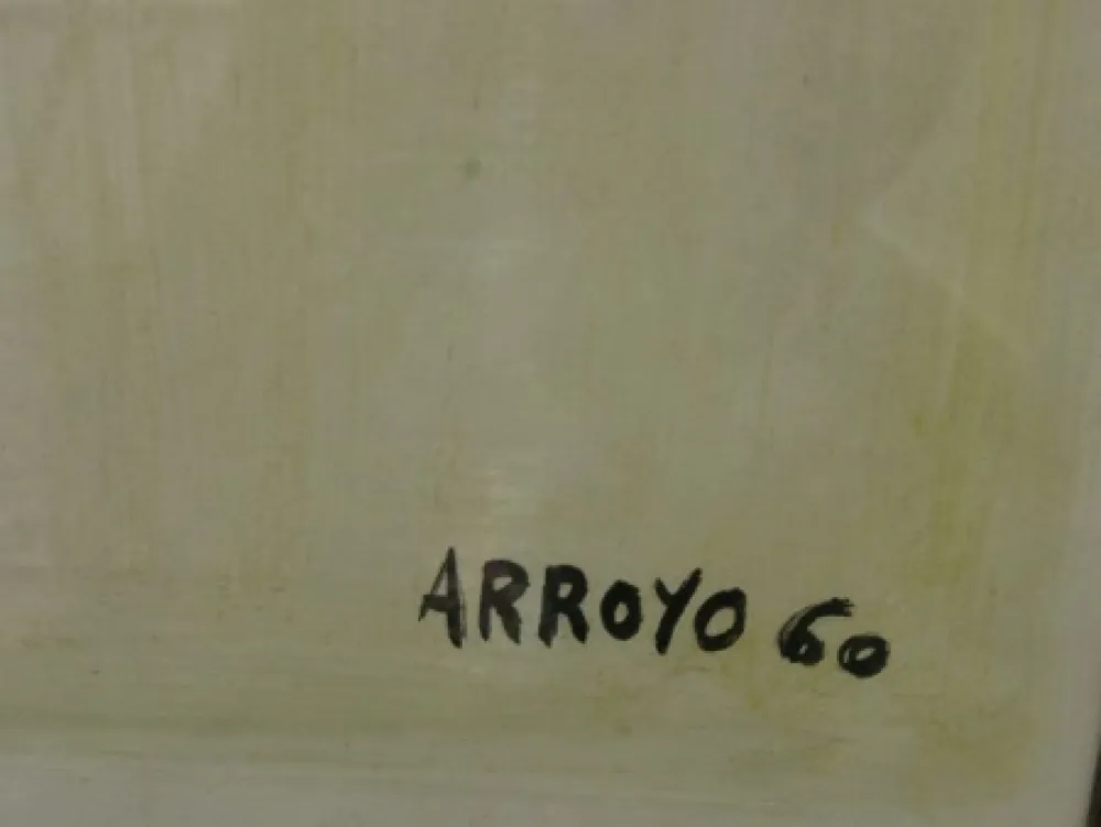 Litografía Arroyo - MATADOR (Detalle de la firma)