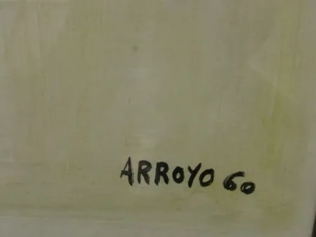 Litografía Arroyo - MATADOR (Detalle de la firma)