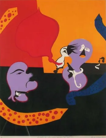 Litografía Arroyo - UNTITLED