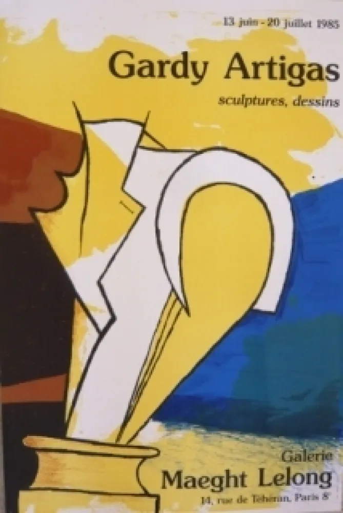 Cartel Artigas - Affiche exposition galerie Maeght Lelong