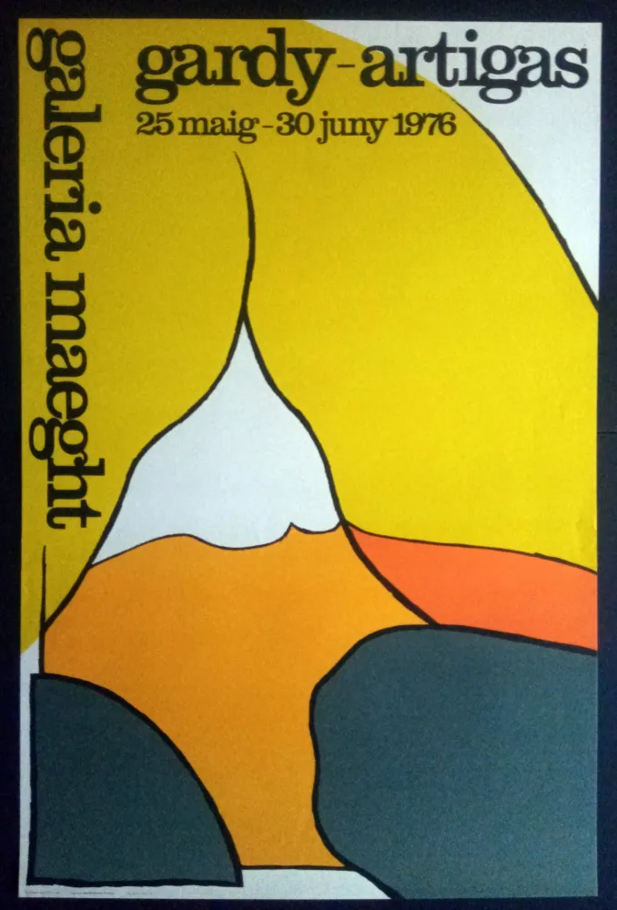 Cartel Artigas - Maeght 25 Maig 30 Juny 1976