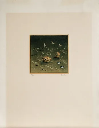 Aguatinta Asada - Composition, ca.