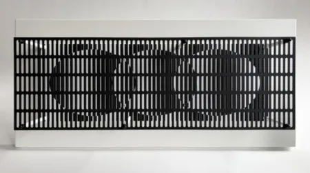 Múltiple Asis - 3 ovals noir et blanc