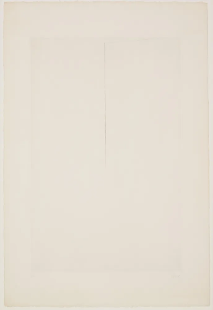 Punta Seca Asse - FENÊTRE-ESPACE, 1974.