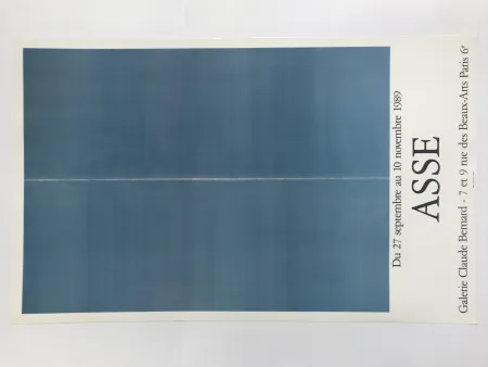 Cartel Asse - Galerie Claude Bernard