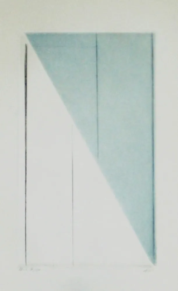 Aguatinta Asse - Verticales sur un versant