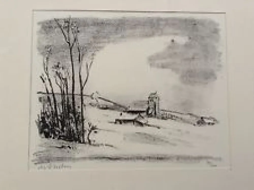 Grabado Asselin - Maurice Asselin.  Dix estampes originales.