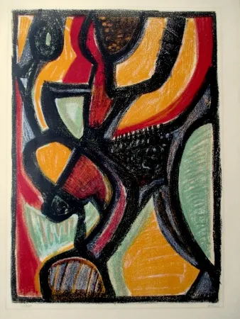 Litografía Atlan - Astarté