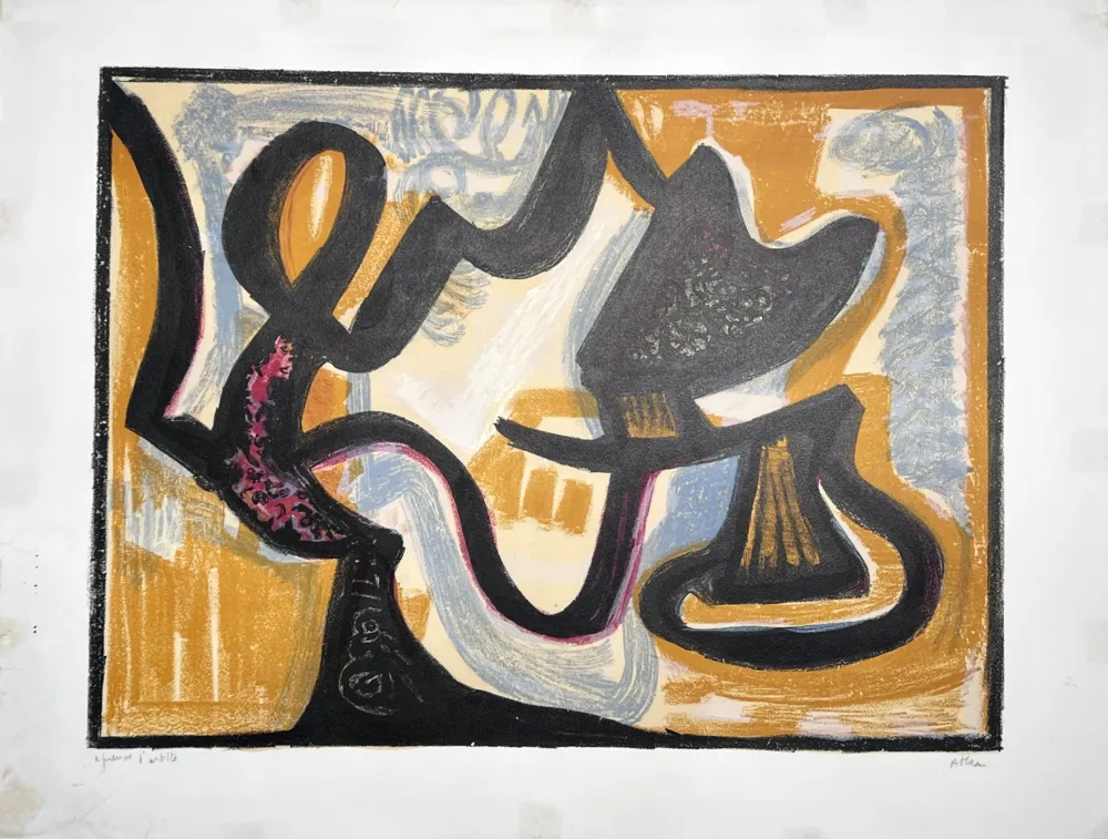 Litografía Atlan - Le Simoun 