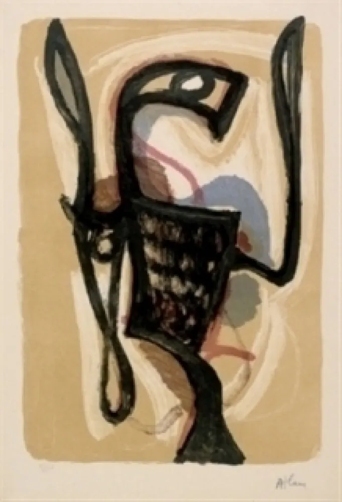 Litografía Atlan - Oiseau de Lune