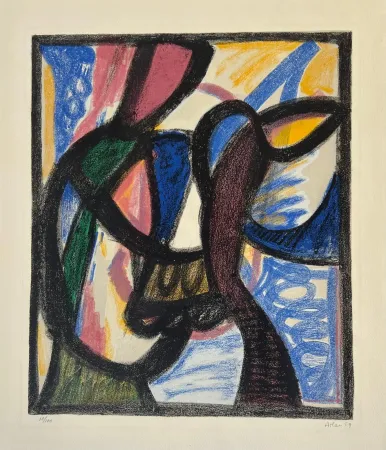 Litografía Atlan - Sagittaire