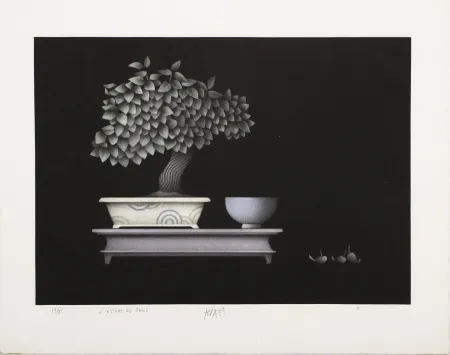 Aguafuerte Avati - L'instant du sake