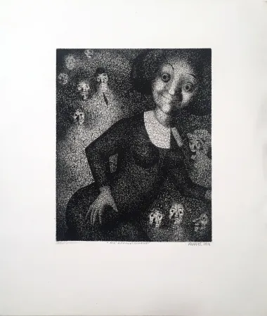 Aguatinta Avati - XIVe arrondissement (1952)