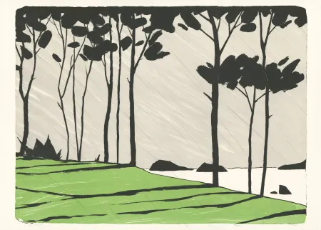 Litografía Avril - Betagne - Vert