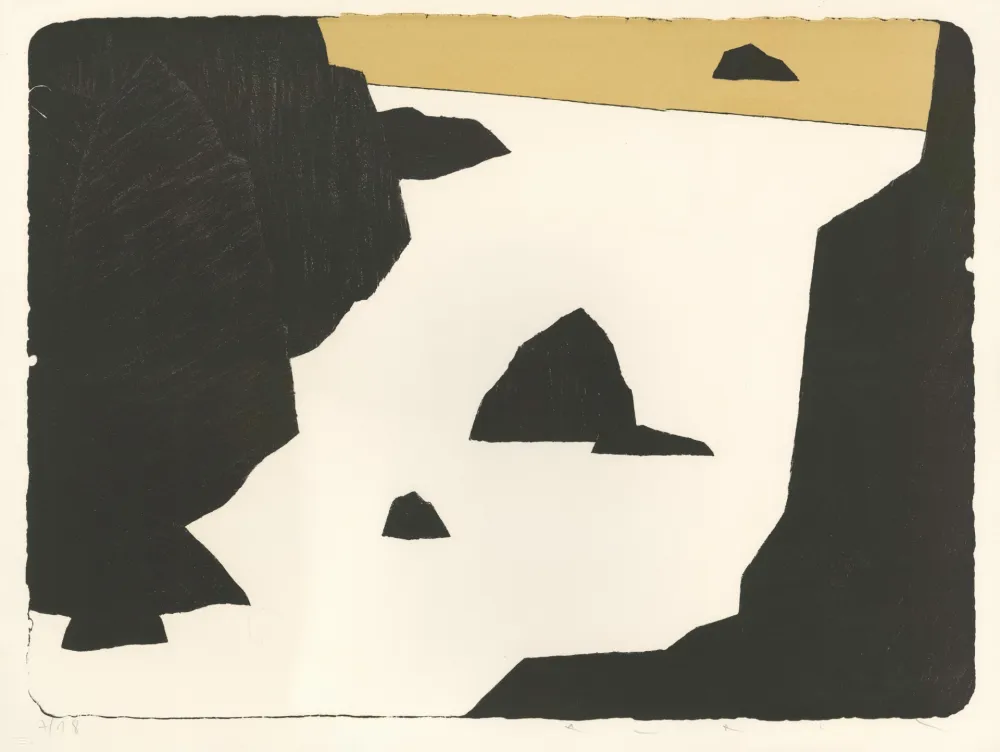 Litografía Avril - Bretagne - Ocre