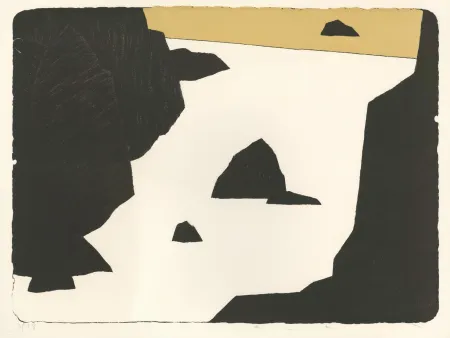 Litografía Avril - Bretagne - Ocre