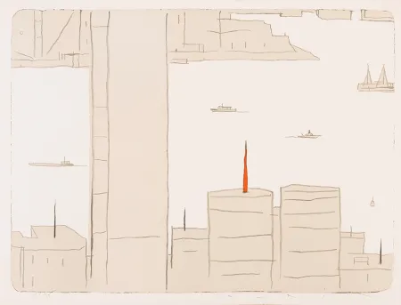 Litografía Avril - HK - Morning