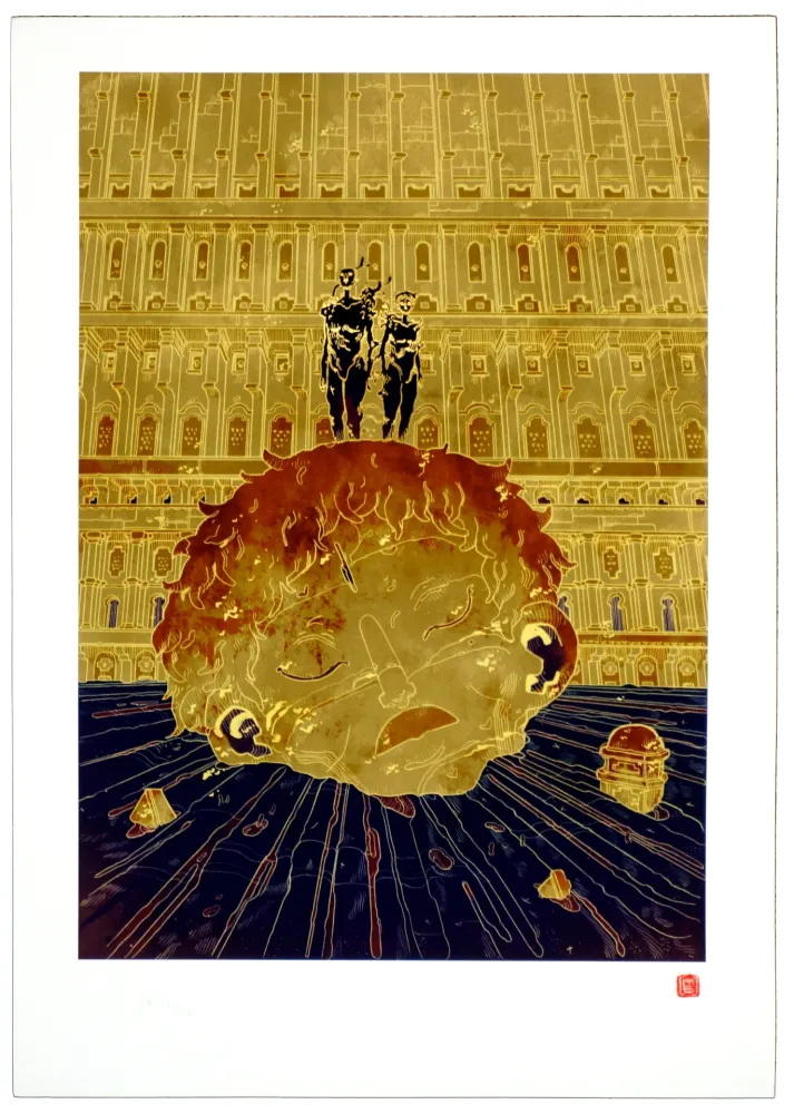 Estampa Numérica Bablet - Carbone & Silicium