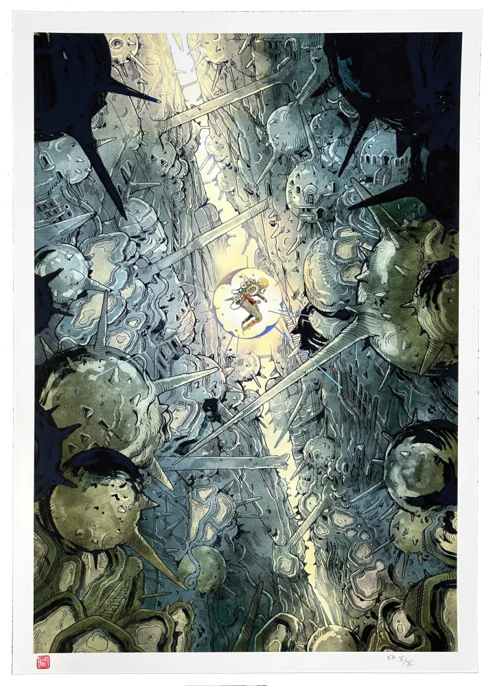 Estampa Numérica Bablet - Silent Jenny (Argent)