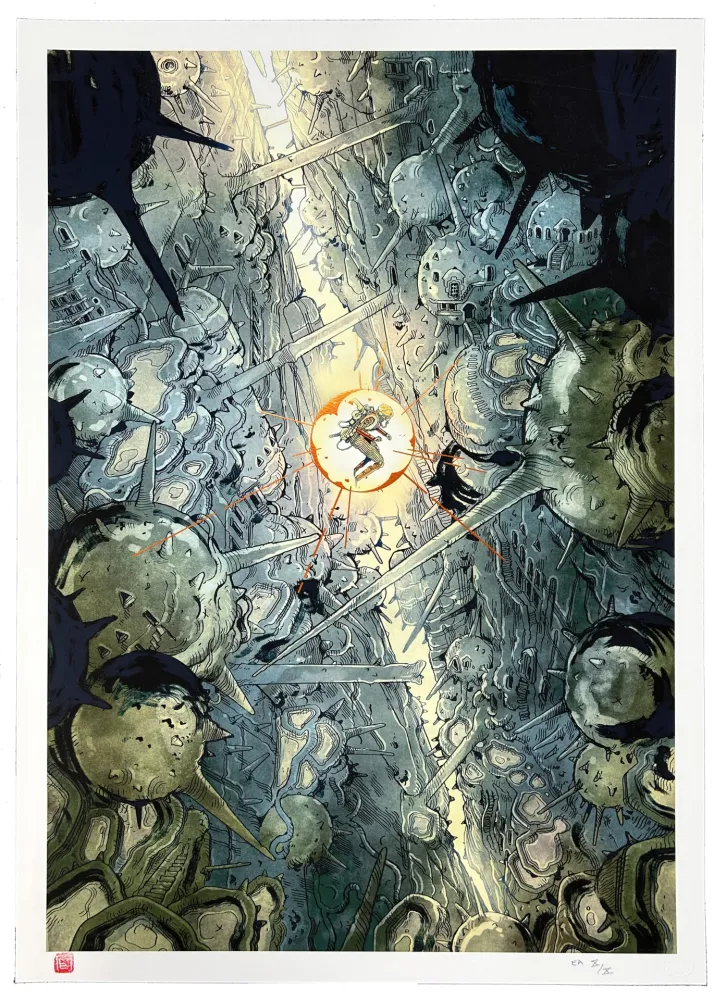 Estampa Numérica Bablet - Silent Jenny (Cuivre)