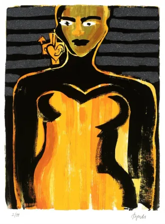 Serigrafía Bach - Tras las Bambalinas