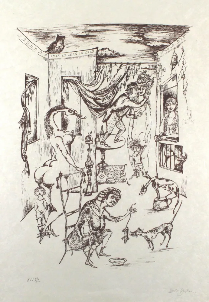 Litografía Bachem - Alternde Paris zum Muttertag