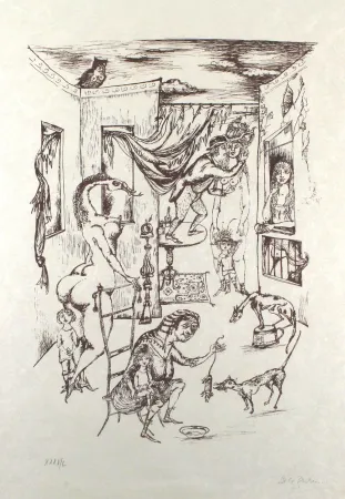 Litografía Bachem - Alternde Paris zum Muttertag