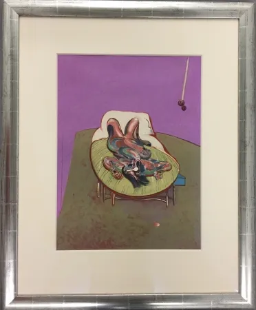 Litografía Bacon - Figure Lying