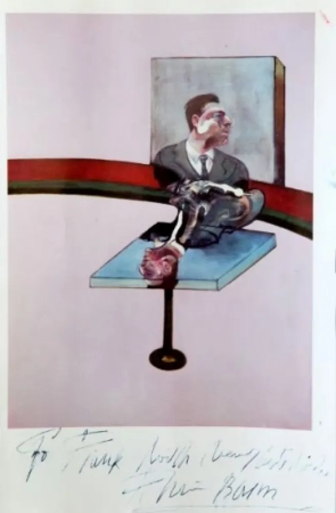 Cartel Bacon - In Memory of George Dyer, from a triptych (1971)