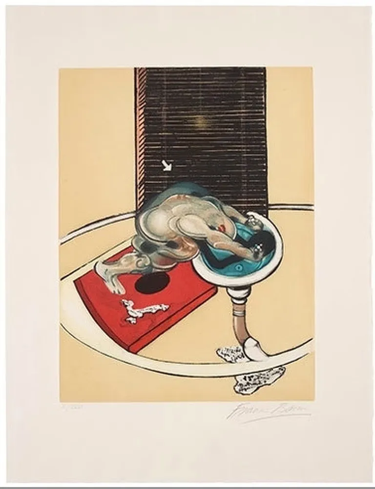 Aguafuerte Y Aguatinta Bacon - Man at the washbasin