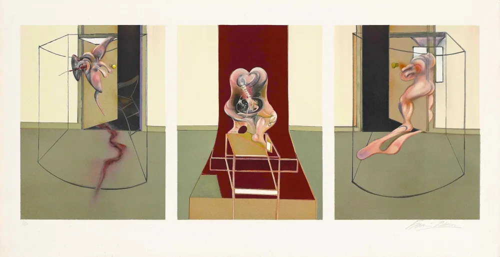 Litografía Bacon - Oresteia of Aeschylus