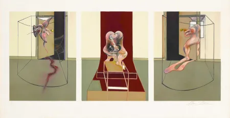 Litografía Bacon - Oresteia of Aeschylus