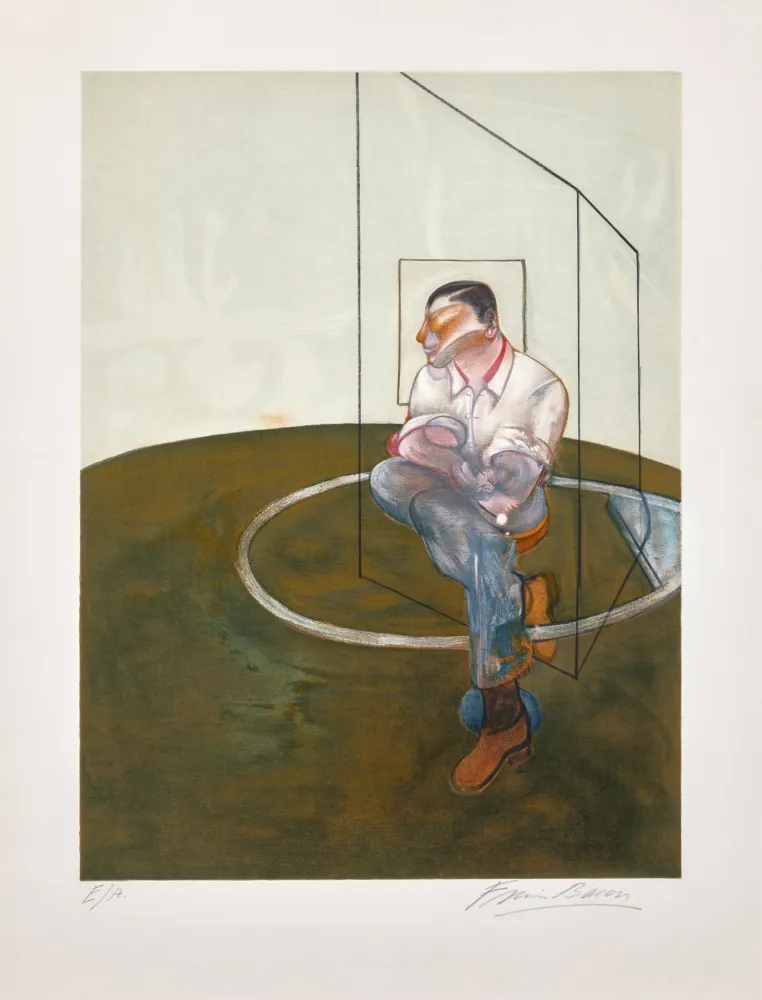Litografía Bacon - Portrait of John Edwards