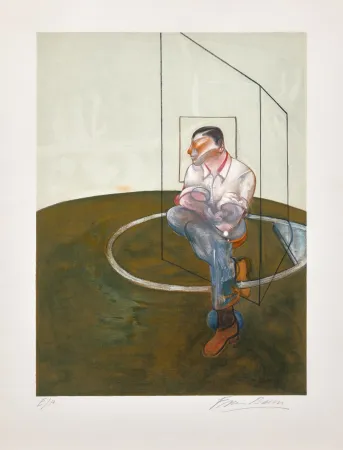 Litografía Bacon - Portrait of John Edwards