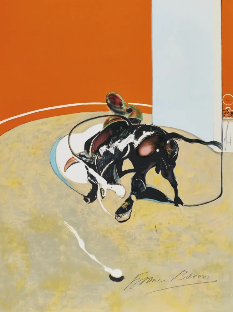 Litografía Bacon - Study for bullfight, n° 3