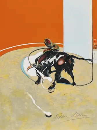 Litografía Bacon - Study for bullfight, n° 3