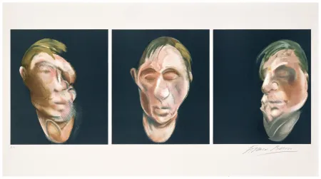 Litografía Bacon - Three studies for a Self-Portrait