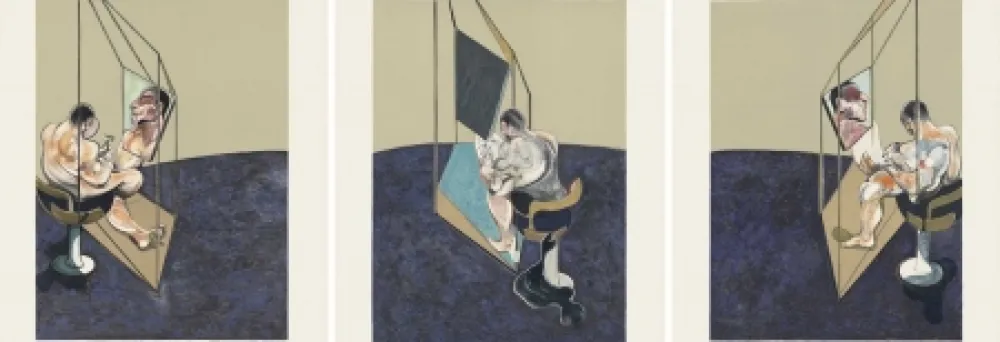 Litografía Bacon - Three Studies of a Male Back 