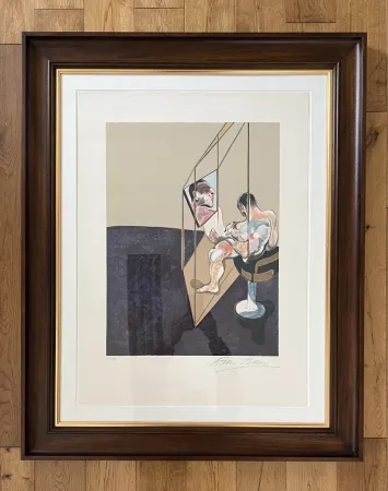 Litografía Bacon - Three Studies of Male Back (One Work - Right hand panel of the triptych)