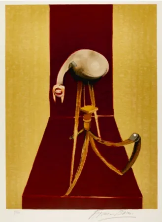 Litografía Bacon - Tryptique respons -central pannel -  large size