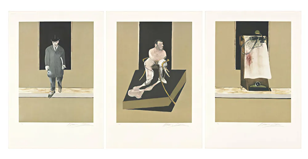 Litografía Bacon - Tryptych 1986/1987