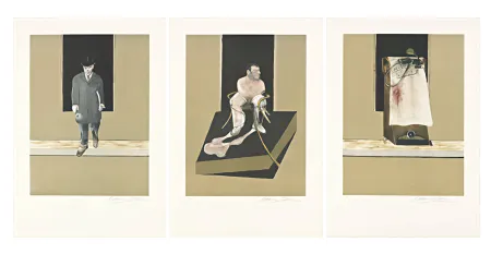 Litografía Bacon - Tryptych 1986/1987