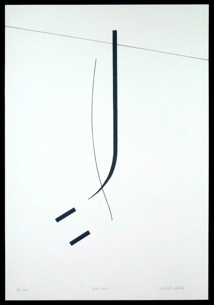 Serigrafía Badiali - Le vent se leve (tavola 5)