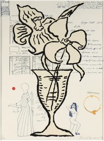 Serigrafía Baechler - Flowers