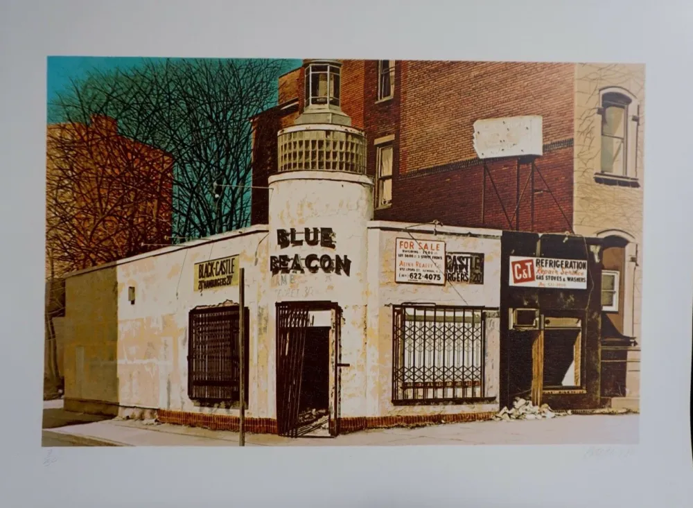 Serigrafía Baeder - Blue Beacon