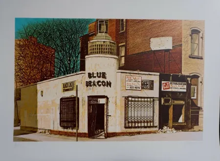 Serigrafía Baeder - Blue Beacon