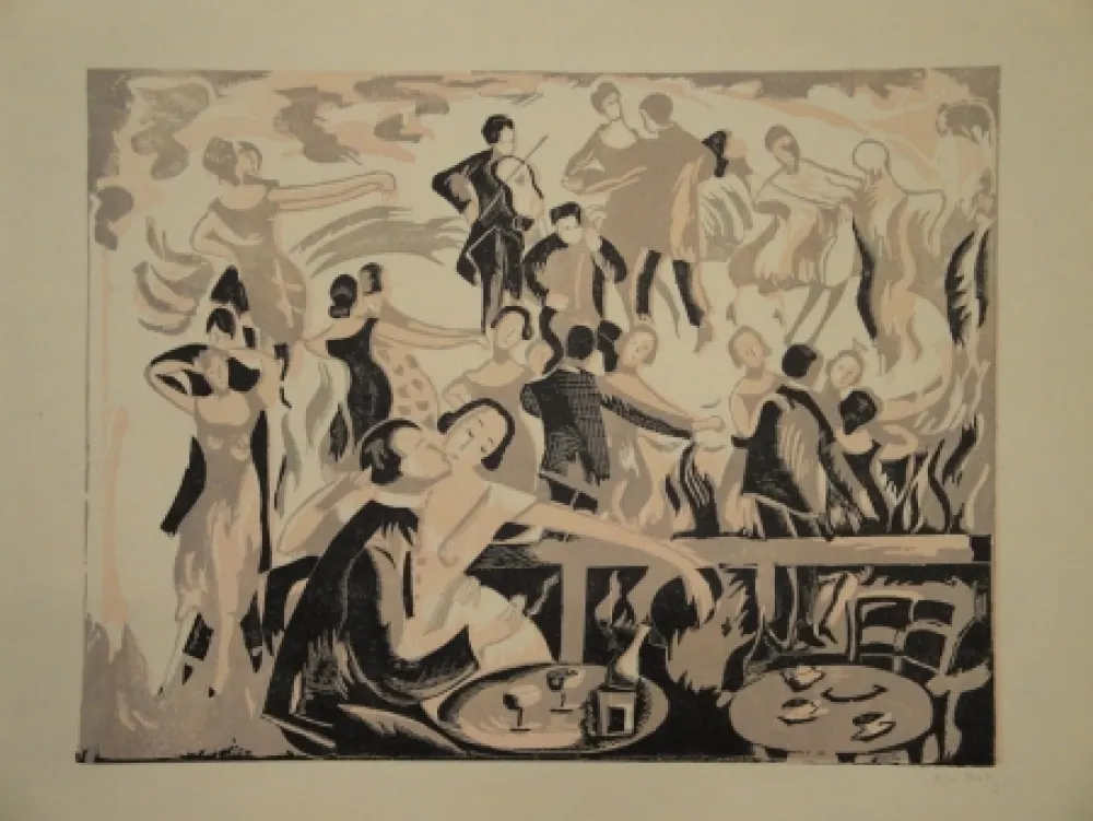 Linograbado Bailly - Untitled